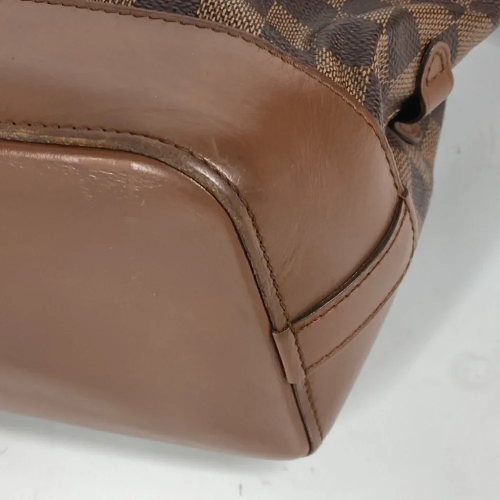 LOUIS VUITTON Authentic Brown Damier Canvas Shoulder Bag